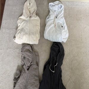 BUNDLE Oner Active Hoodies - off-white, white, washed warm sand, coal